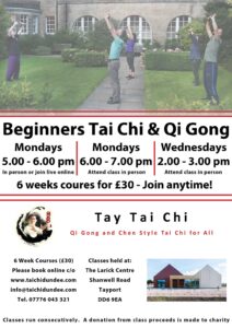 Beginners Tai Chi & Qi Gong
